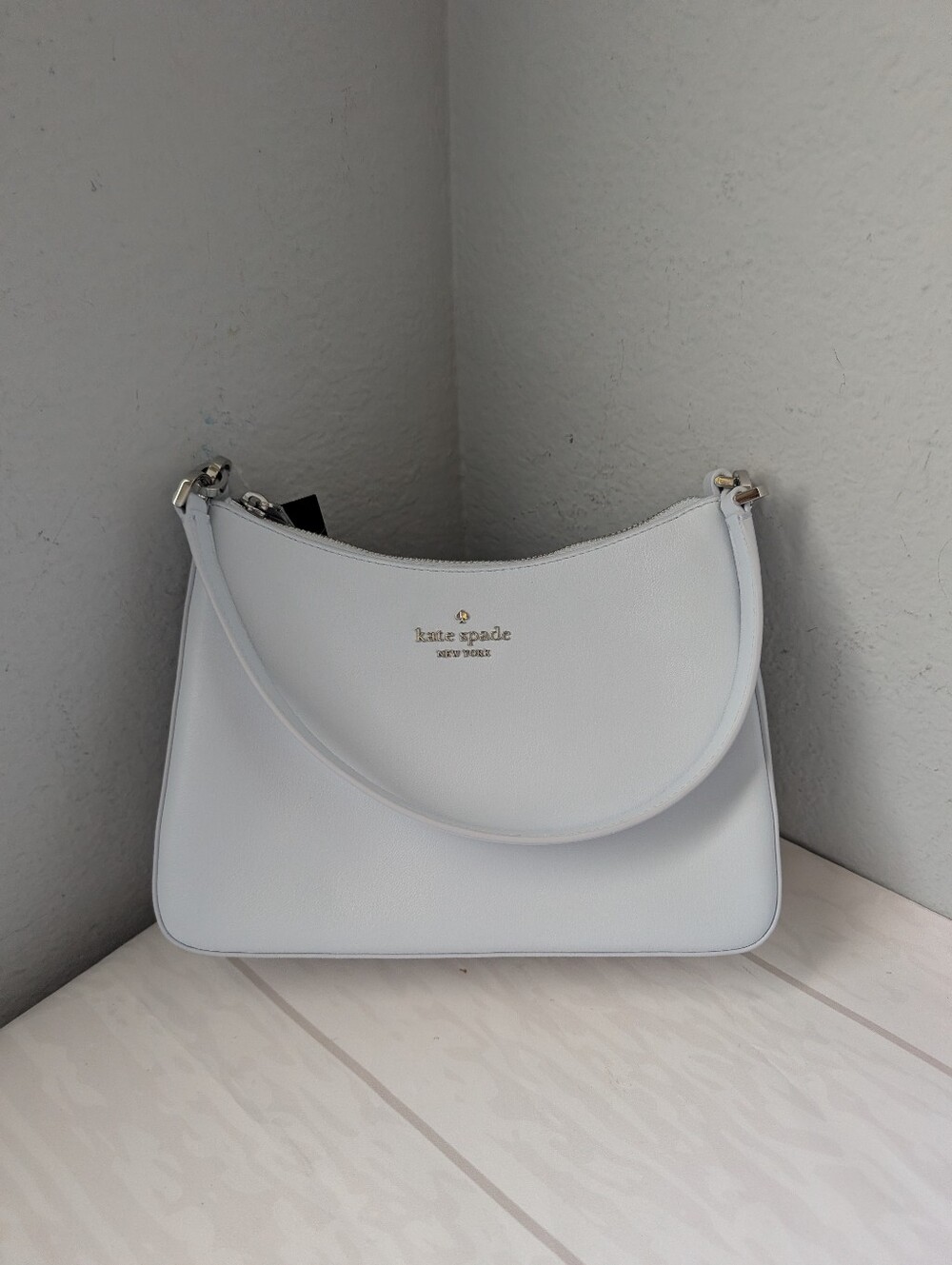 NWT Kate Spade KO453 Margot Medium Shoulder Bag In Pale Sapphirine